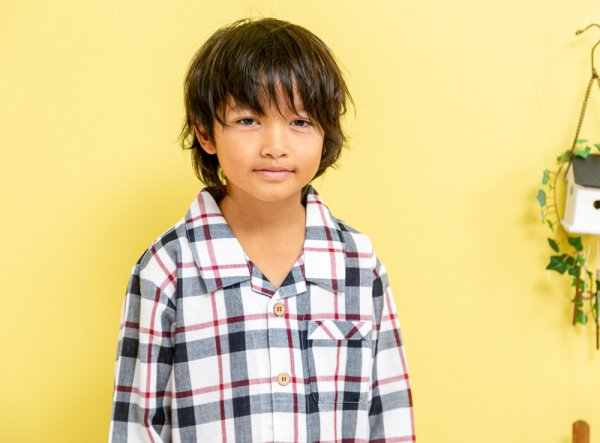 画像6: パジャマ 男の子 長袖 春 秋 肌に優しいさらっとした綿100％　130cm/140cm/150cm/160cm 前開き お泊り学習　林間学校　修学旅行【男児用・子供用】【長袖・長パンツ】 (6)