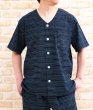 画像3: パジャマ メンズ 夏 半袖 ハーフパンツ 前開き 綿100％肌に優しくサラッとして涼しい先染め楊柳ボーダー　紳士ナイトウェア　ルームウェア　部屋着　【Sサイズ】【LLサイズ】【3Lサイズ】【4Lサイズ】入院準備 (3)