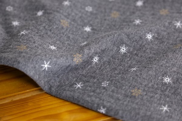 画像23: 大人気ペアパジャマ 綿100％ニットキルト地結晶柄プリント【長袖・長パンツ】【冬向き素材】 (23)