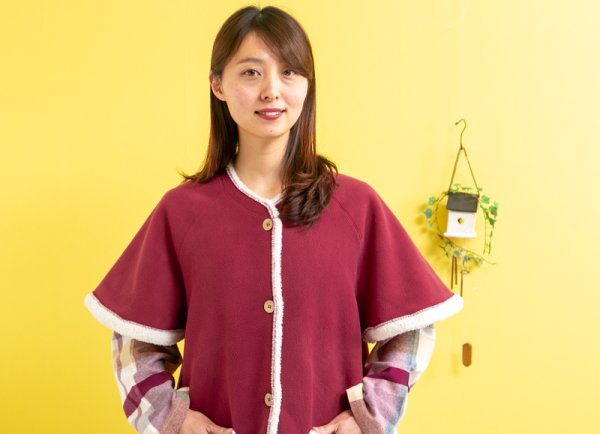 画像9: 暖かいフリース裏ボア　ベスト　レディース (9)