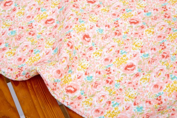 画像10: 暖かく肌にやさしい綿100％　中わたニットキルト地 前開きパジャマ レディース 冬 長袖 長パンツ ナイトウェア ルームウェア 入院準備 S/M/L/LL/3L/4L (10)