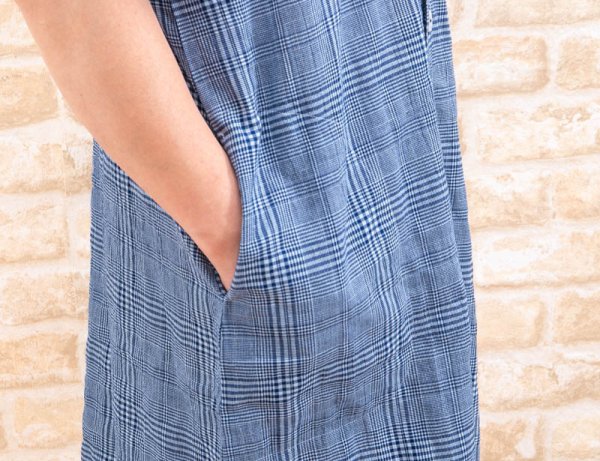 画像4: 綿100％軽くて涼しいソフトコットン生地メンズ スリーパーパジャマ 半袖 前開き M/L/LL/3L/4L 紳士 ワンピース 入院準備 介護  (4)