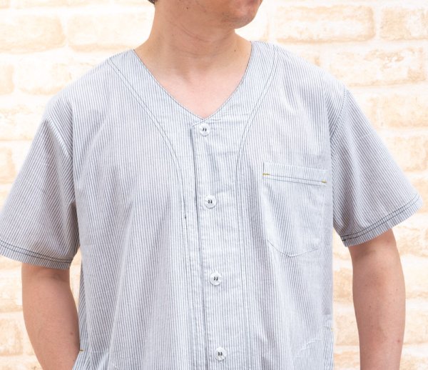 画像5: パジャマ スリーパー 夏 半袖 前開き 肌に優しい綿100％サラッとして涼しいサッカー生地 メンズ ワンピース ネグリジェM/L/LL//3L/4L 入院準備 ホテル着 介護 (5)