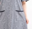 画像8: 肌に優しい綿100％　やや薄いニット素材のワンピース 半袖　かぶり 夏　M〜L L〜LL ルームウェア ネグリジェ パジャマ マタ二ティパジャマにも最適 出産入院準備 (8)