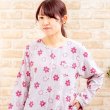 画像9: パジャマ レディース 綿100％肌にやさしいダブルガーゼ  前開き 長袖  ナイトウェア ルームウェア 入院準備 母の日 敬老の日 S/M/L/LL/3L (9)