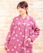 画像4: ワンピース ダブルガーゼ  肌にやさしい綿100％ 長袖 前開き パジャマ レディース ナイトウェア ルームウェア ネグリジェ マタ二テ 出産入院準備 M-L/L-LL/3L/4L (4)