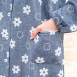 画像8: ワンピース ダブルガーゼ  肌にやさしい綿100％ 長袖 前開き パジャマ レディース ナイトウェア ルームウェア ネグリジェ マタ二テ 出産入院準備 M-L/L-LL/3L/4L (8)