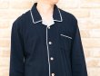 画像8: 父の日無料ラッピング パジャマ メンズ 長袖 春秋 前開き 肌に優しい綿100％滑らかな肌触りのスムースニット地 紳士ナイトウェア S/M/L/LL/3L/4L 入院準備 (8)