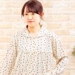 画像6: 肌にやさしい綿100％ パジャマ レディース やや薄い天竺ニット地小花柄 長袖 前開き 春 初秋向き S/M/L/LL/3L ナイトウェア ルームウェア 部屋着 入院準備 (6)