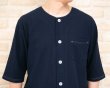 画像3: パジャマ メンズ 夏 八分袖 八分パンツ 前開き 軽くて涼しい先染めソフトコットン地 父の日ギフト ナイトウェア ルームウェア 部屋着 M/L/LL/3Lサイズ展開 (3)
