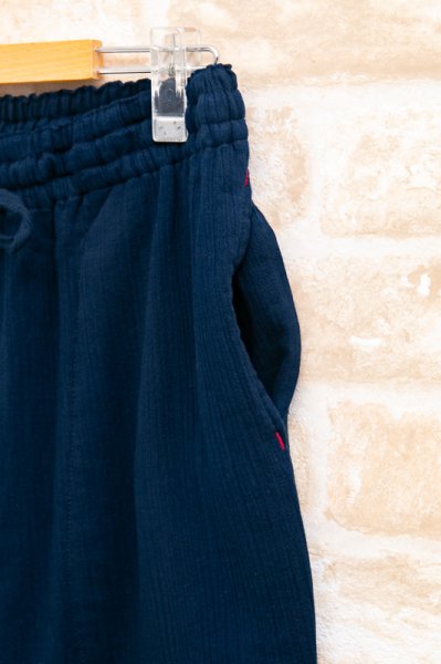 画像3: 綿100％　ルームパンツ レディース　7分丈　柔らかいダブルガーゼ素材です。ウエストゴム仕様 M/L/LL/3L (3)