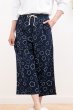 画像1: ルームパンツ 8分丈 レディース　肌にやさしい綿100％　サラッとして軽くて涼しい　M/L/LL/3L (1)