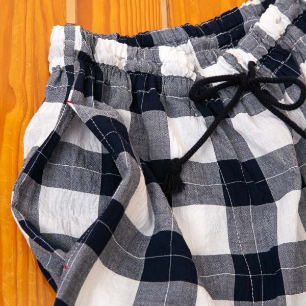 画像6: 綿100％　ルームパンツ レディース　8分丈　サラッとして軽くて涼しい素材です。ウエストゴム仕様 M/L/LL/3L (6)