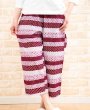 画像2: 綿100％　ルームパンツ レディース　8分丈　サラッとして軽くて涼しい素材です。ウエストゴム仕様 M/L/LL/3L (2)