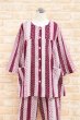 画像4: パジャマ レディース 夏 前開き 七分袖 八分パンツ 肌に優しい綿100％ 軽くて柔らかく涼しいソフトコットン地 ナイトウェア ルームウェア 部屋着 S/M/L/LL/3L/4L (4)