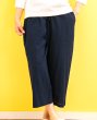 画像2: 綿100％　ルームパンツ レディース　8分丈　サラッとして軽くて涼しい素材です。ウエストゴム仕様 M/L/LL/3L (2)