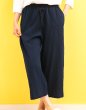 画像3: 綿100％　ルームパンツ レディース　8分丈　サラッとして軽くて涼しい素材です。ウエストゴム仕様 M/L/LL/3L (3)