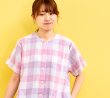 画像6: パジャマ レディース 半袖 前開き 8分パンツ　肌に優しい綿100％軽くて涼しいソフトコットン素材です。盛夏向き ナイトウェア ルームウェアM/L/LL (6)