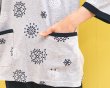 画像10: パジャマ レディース 春夏 七分袖八分パンツ かぶり 肌に優しい綿100% やや薄めニット地 プロヴァンス ナイトウェア ルームウェア S/M/L/LL/3L/4L  (10)