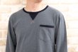 画像7: パジャマ メンズ 長袖 春秋 肌に優しい綿100% 滑らかな肌触りのニット地かぶりタイプ 紳士ナイトウェア ルームウェア 部屋着 S/M/L/LL/3L (7)