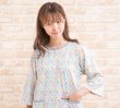 画像3: 母の日　肌にやさしい綿100％　パジャマ　レディース　七分袖　かぶりタイプ　やや薄い天竺ニットカラーフラワー　春 初夏向き　Sサイズ　LLサイズあり　 (3)